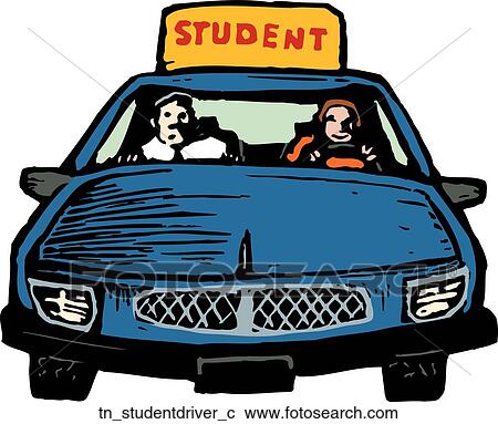 Clipart - Student Driver. Fotosearch
