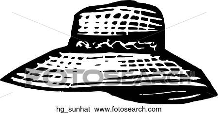 Sun Hat View Large Clip Art Graphic Clip Art - Sun Hat. Fotosearch