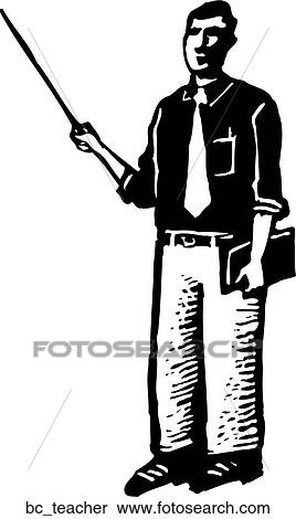 Clipart - Teacher. Fotosearch