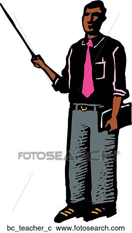 Clipart - Teacher. Fotosearch