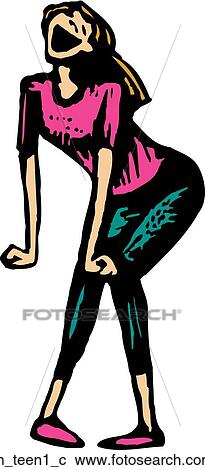 Clipart - Teen 1. Fotosearch