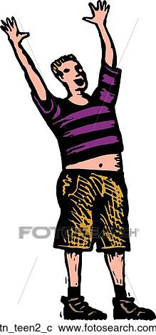 Teen 2 View Large Clip Art Graphic Clipart - Teen 2. Fotosearch