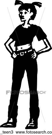 Clipart - Teen 3. Fotosearch
