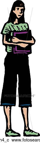 Clipart - Teen 4. Fotosearch