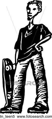 Clipart - Teen 5. Fotosearch