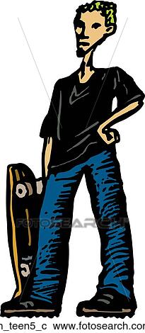 Teen 5 View Large Clip Art Graphic Clipart - Teen 5. Fotosearch
