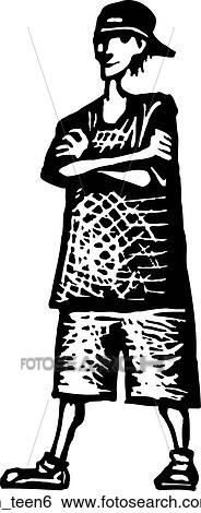 Teen 6 View Large Clip Art Graphic Clip Art - Teen 6. Fotosearch