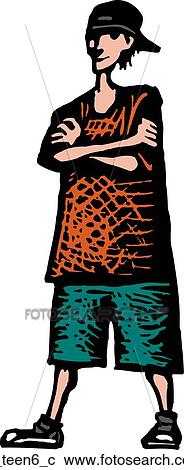 Clipart - Teen 6. Fotosearch