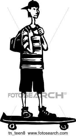 Clip Art - Teen 8. Fotosearch