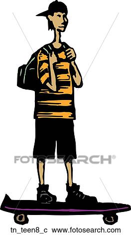 Clipart - Teen 8. Fotosearch