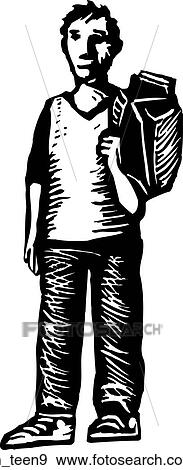 Teen 9 View Large Clip Art Graphic Clip Art - Teen 9. Fotosearch