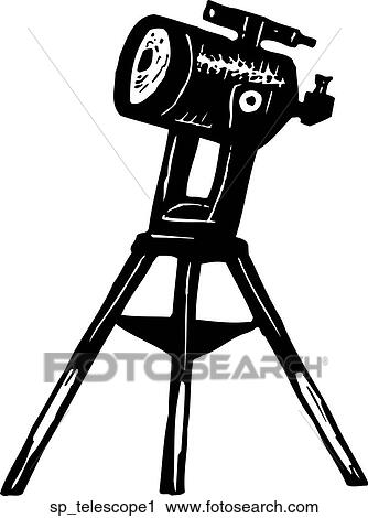 Telescope 1 View Large Clip Art Graphic Clipart - Telescope 1. Fotosearch