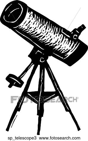 Telescope 3 View Large Clip Art Graphic Clipart - Telescope 3. Fotosearch
