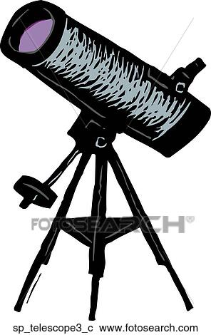 Telescope 3 View Large Clip Art Graphic Clipart - Telescope 3. Fotosearch