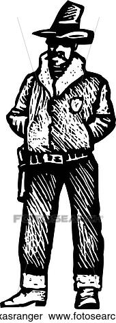 texas ranger View Large Clip Art Graphic Clipart - texas ranger. Fotosearch
