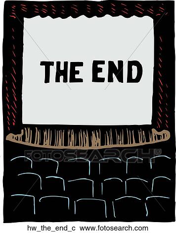 the end View Large Clip Art Graphic Clipart - the end. Fotosearch
