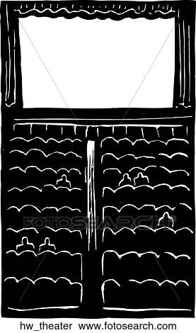 theater View Large Clip Art Graphic Clipart - theater. Fotosearch