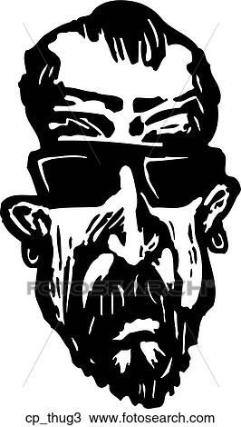 Clipart - thug 3. Fotosearch