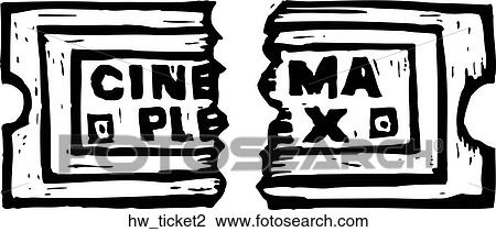 Clipart - ticket 2. Fotosearch
