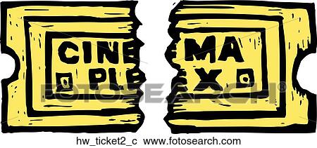 Clipart - ticket 2. Fotosearch