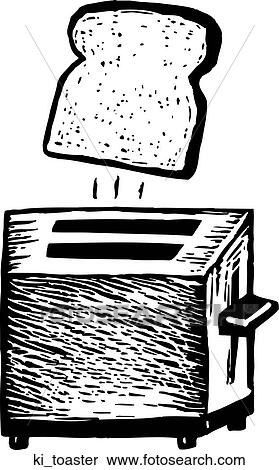 Clipart - Toaster. Fotosearch