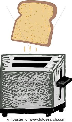 Clipart - Toaster. Fotosearch