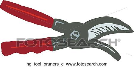 Clipart - Tool - Pruners. Fotosearch