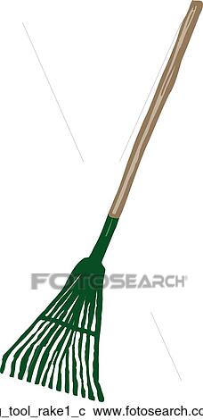 Clipart - Tool - Rake 1. Fotosearch