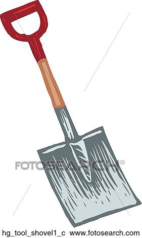 Tool - Shovel 1 View Large Clip Art Graphic Clipart - Tool - Shovel 1. Fotosearch