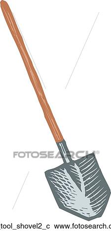 Clipart - Tool - Shovel 2. Fotosearch
