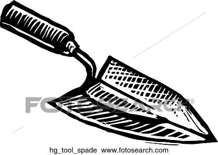 Tool - Spade View Large Clip Art Graphic Clipart - Tool - Spade. Fotosearch
