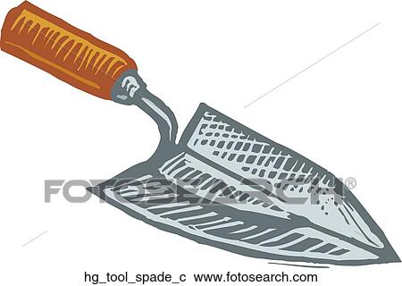 Clipart - Tool - Spade. Fotosearch