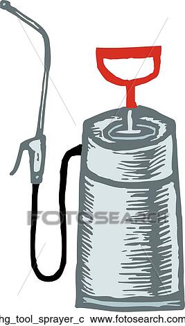 Clipart - Tool - Sprayer. Fotosearch