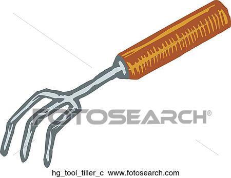 Clipart - Tool - Tiller. Fotosearch