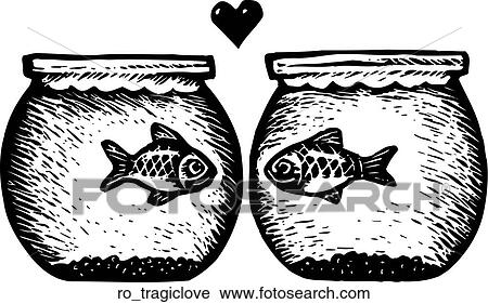 Clipart - Tragic Love. Fotosearch