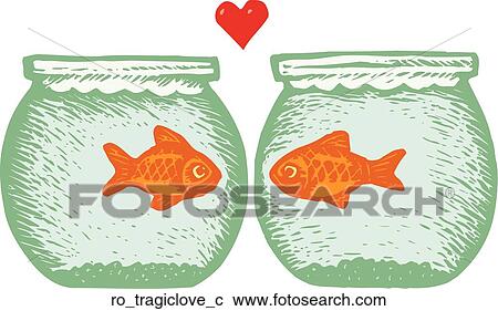 Clipart - Tragic Love. Fotosearch