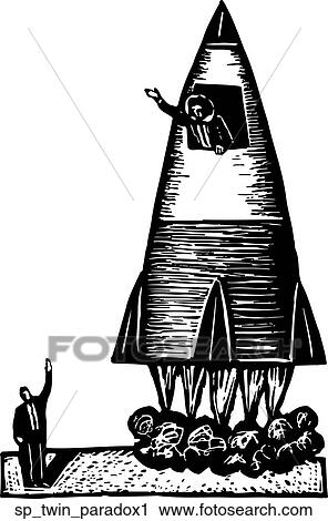 Clipart - Twin Paradox 1. Fotosearch
