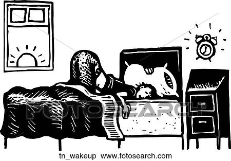 Clipart - Wake Up. Fotosearch