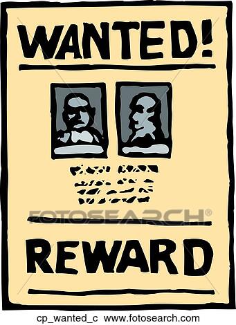 wanted View Large Clip Art Graphic Clipart - wanted. Fotosearch