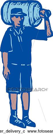 Clipart - Water Delivery. Fotosearch