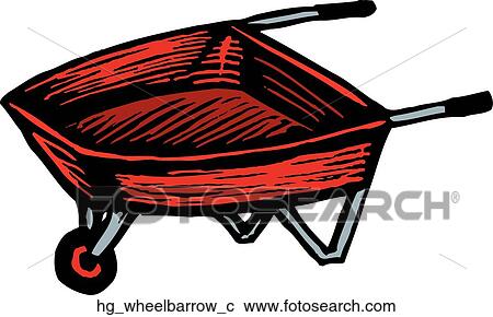 Clipart - Wheelbarrow. Fotosearch