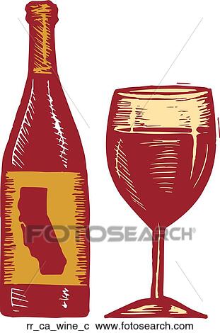 Clipart - wine. Fotosearch