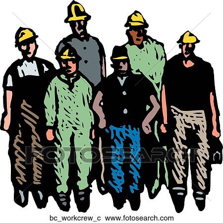 Clipart - Workcrew. Fotosearch