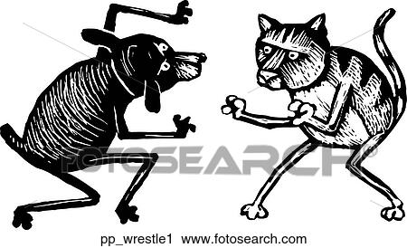Clipart - Wrestle 1. Fotosearch