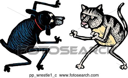 Wrestle 1 View Large Clip Art Graphic Clipart - Wrestle 1. Fotosearch