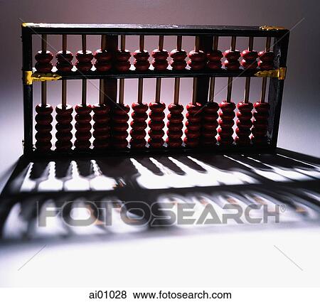Abacus with shadow View Large Photo Image Stock Photo - Abacus with shadow. Fotosearch