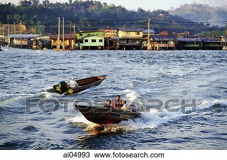Brunei, fast water taxies shuttle between Kampong Ayer and Bandar Seri Begawan. View Large Photo Image Stock Image - Brunei, fast water taxies shuttle between Kampong Ayer and Bandar Seri Begawan.. Fotosearch