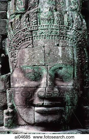 Cambodia, Angkor, Bayon Temple, carving View Large Photo Image Stock Photography - Cambodia, Angkor, Bayon Temple, carving. Fotosearch
