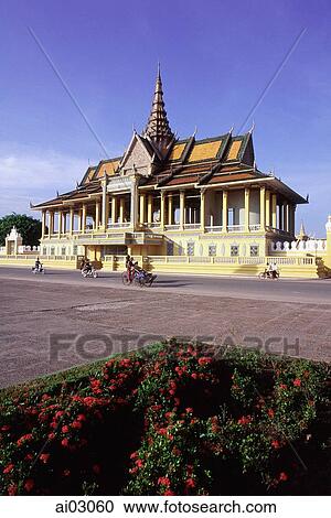 Cambodia, Phnom Penh, Chan Chaya Pavilion, Royal Palace View Large Photo Image Stock Image - Cambodia, Phnom Penh, Chan Chaya Pavilion, Royal Palace. Fotosearch
