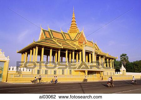 Cambodia, Phnom Penh, Chan Chaya Pavilion, Royal Palace View Large Photo Image Stock Image - Cambodia, Phnom Penh, Chan Chaya Pavilion, Royal Palace. Fotosearch